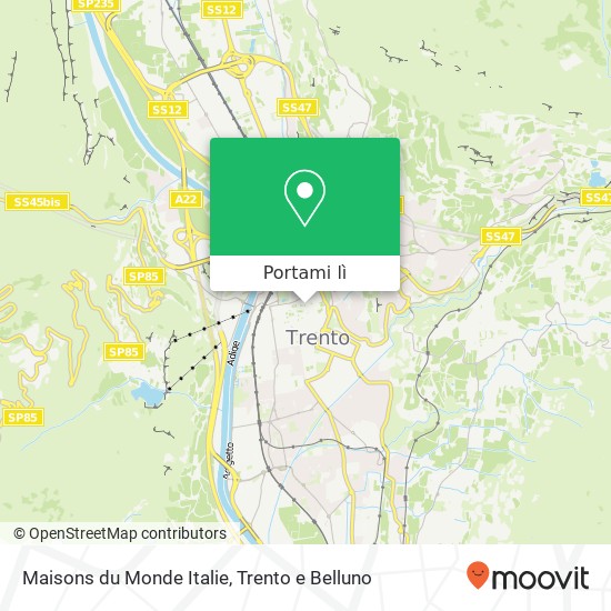 Mappa Maisons du Monde Italie