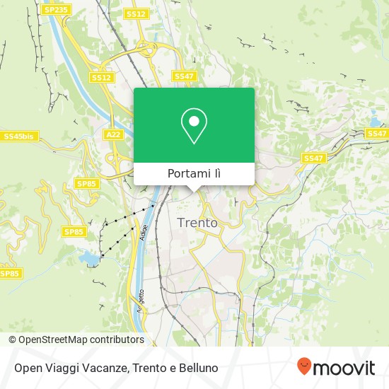 Mappa Open Viaggi Vacanze