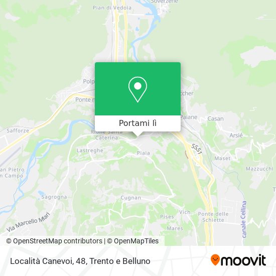 Mappa Località Canevoi, 48