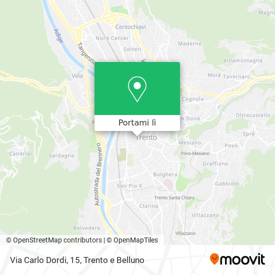 Mappa Via Carlo Dordi, 15