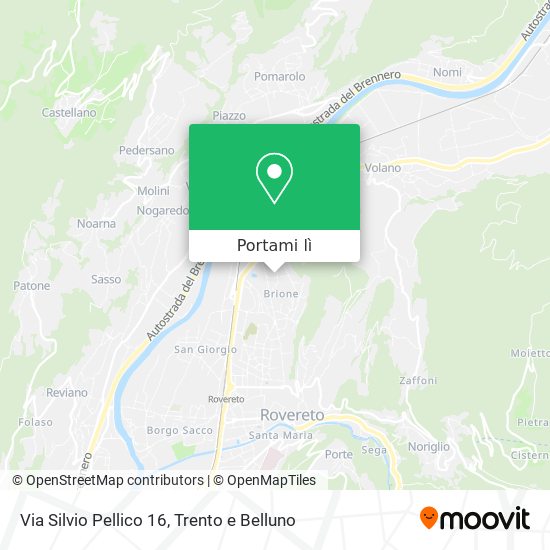 Mappa Via Silvio Pellico  16