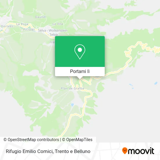 Mappa Rifugio Emilio Comici