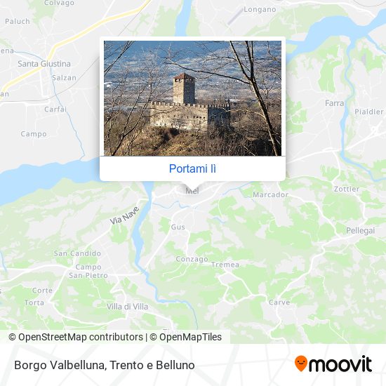 Mappa Borgo Valbelluna