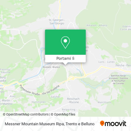 Mappa Messner Mountain Museum Ripa