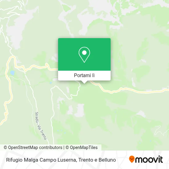 Mappa Rifugio Malga Campo Luserna