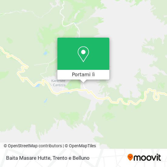Mappa Baita Masare Hutte