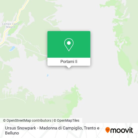 Mappa Ursus Snowpark - Madonna di Campiglio