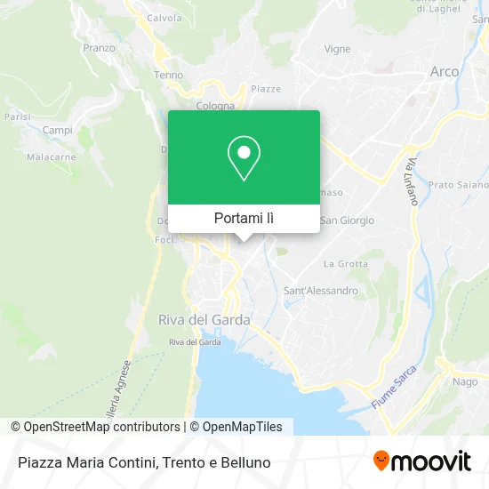 Mappa Piazza Maria Contini