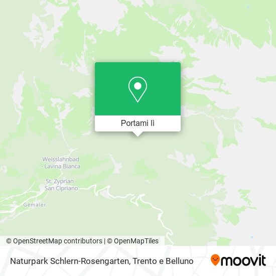 Mappa Naturpark Schlern-Rosengarten