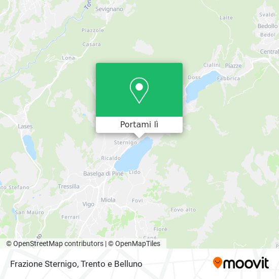 Mappa Frazione Sternigo