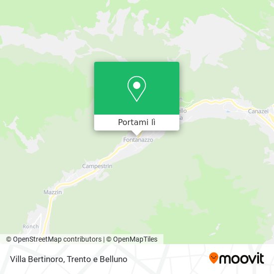 Mappa Villa Bertinoro