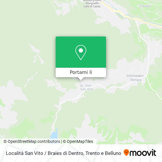 Mappa Località San Vito / Braies di Dentro