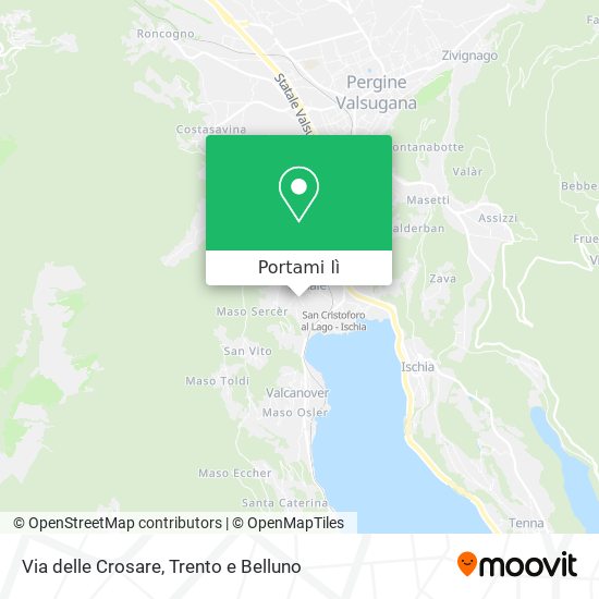 Mappa Via delle Crosare