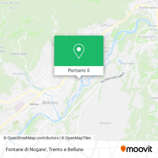 Mappa Fontane di Nogare'