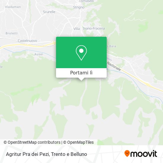 Mappa Agritur Pra dei Pezi