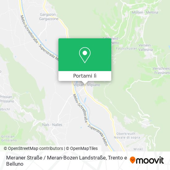 Mappa Meraner Straße / Meran-Bozen Landstraße