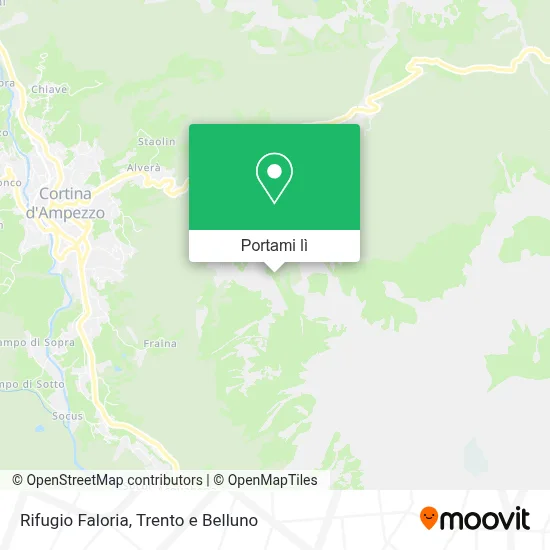 Mappa Rifugio Faloria