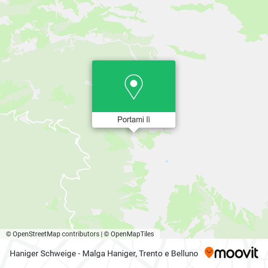 Mappa Haniger Schweige - Malga Haniger