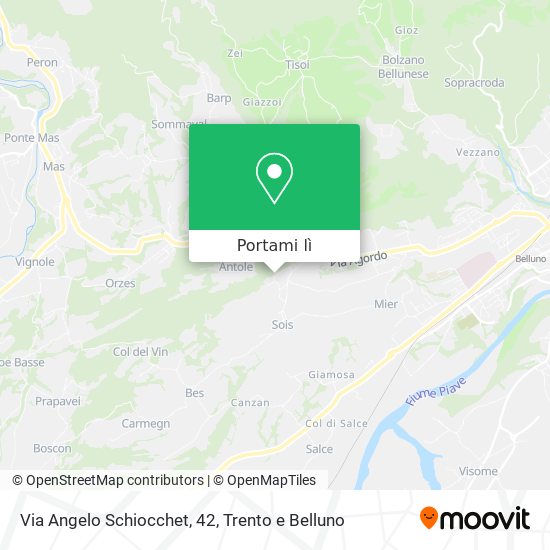 Mappa Via Angelo Schiocchet, 42