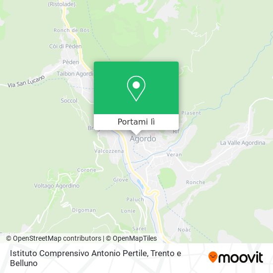 Mappa Istituto Comprensivo Antonio Pertile