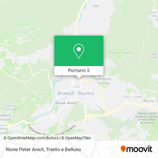 Mappa Rione Peter Anich