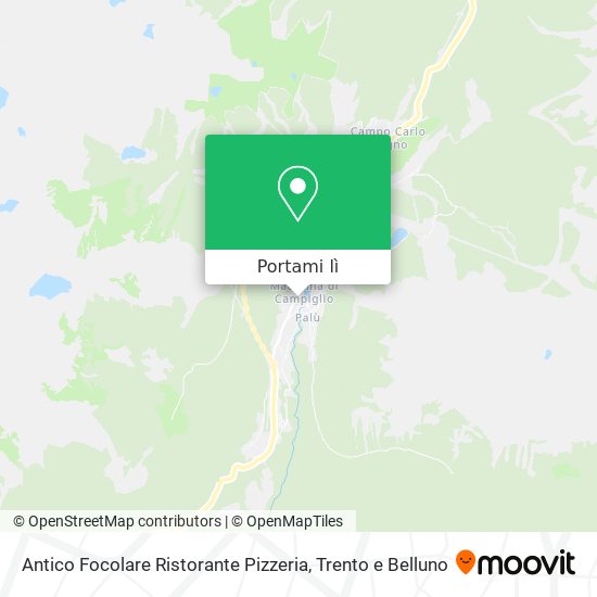 Mappa Antico Focolare Ristorante Pizzeria