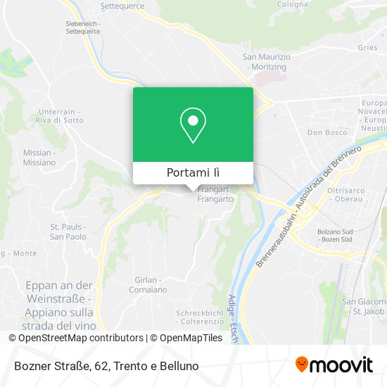Mappa Bozner Straße, 62