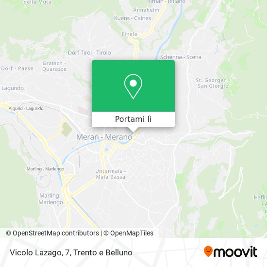 Mappa Vicolo Lazago, 7