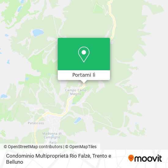 Mappa Condominio Multiproprietà Rio Falzè