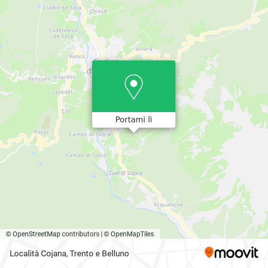 Mappa Località Cojana