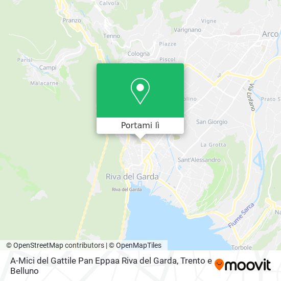 Mappa A-Mici del Gattile Pan Eppaa Riva del Garda