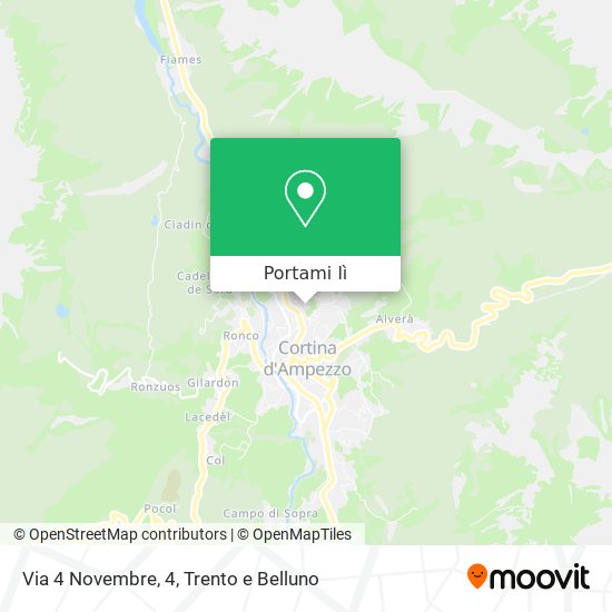 Mappa Via 4 Novembre, 4