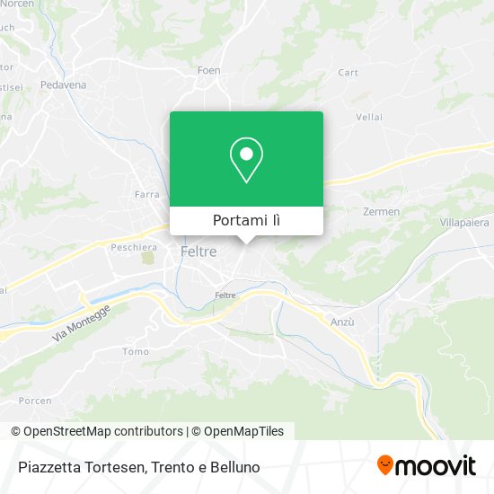 Mappa Piazzetta Tortesen