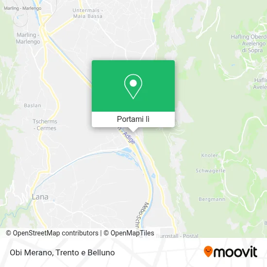 Mappa Obi Merano