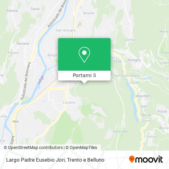 Mappa Largo Padre Eusebio Jori