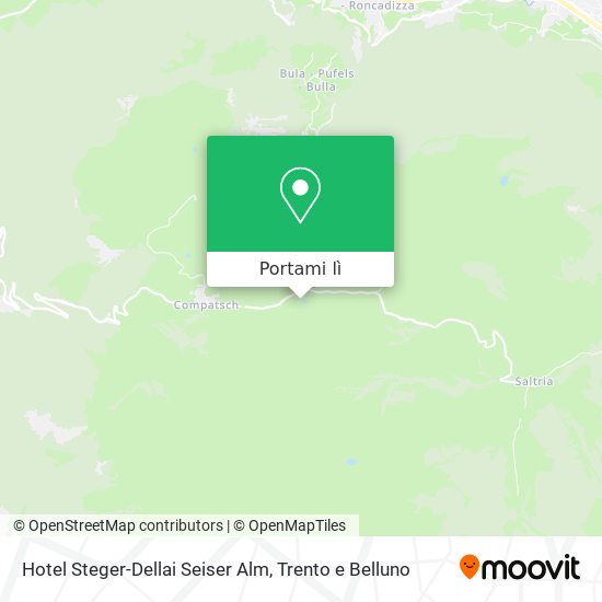 Mappa Hotel Steger-Dellai Seiser Alm