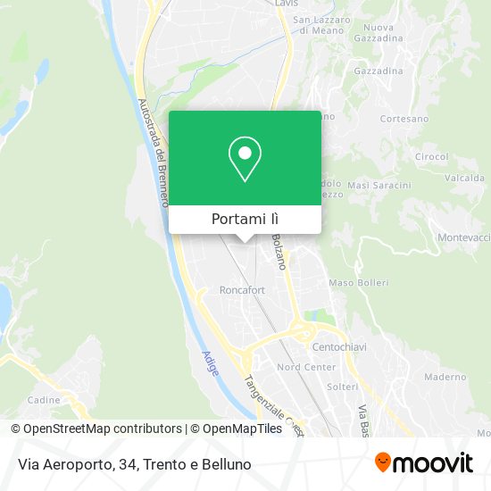 Mappa Via Aeroporto, 34
