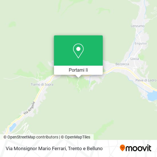 Mappa Via Monsignor Mario Ferrari