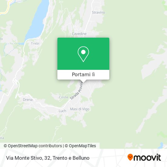Mappa Via Monte Stivo, 32