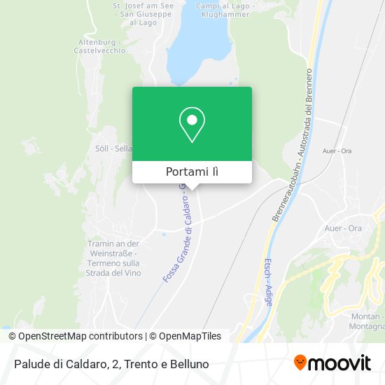 Mappa Palude di Caldaro, 2