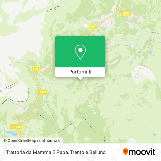 Mappa Trattoria da Mamma E Papa