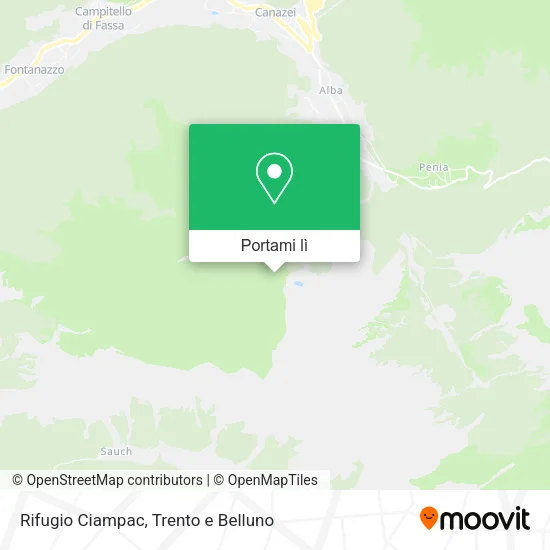 Mappa Rifugio Ciampac