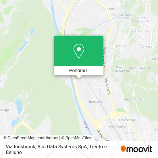 Mappa Via Innsbruck, Acs Data Systems SpA