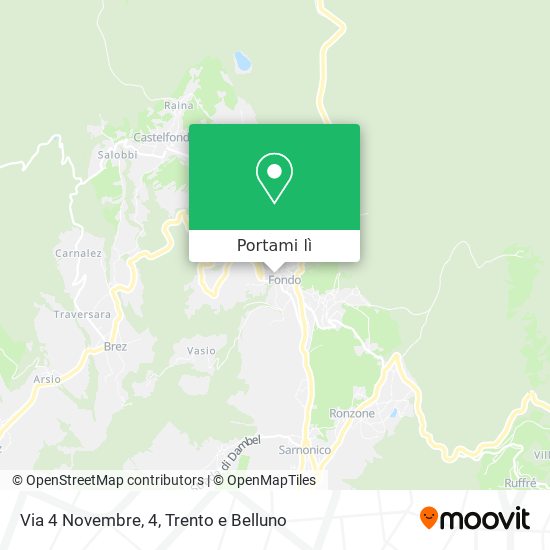 Mappa Via 4 Novembre, 4