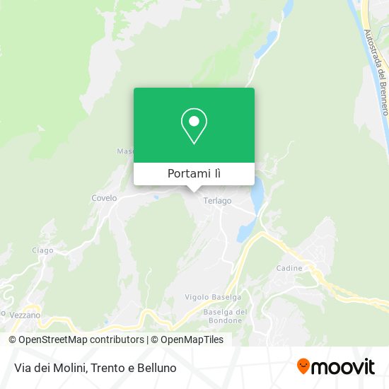 Mappa Via dei Molini