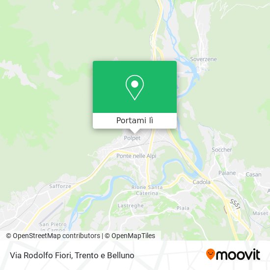 Mappa Via Rodolfo Fiori