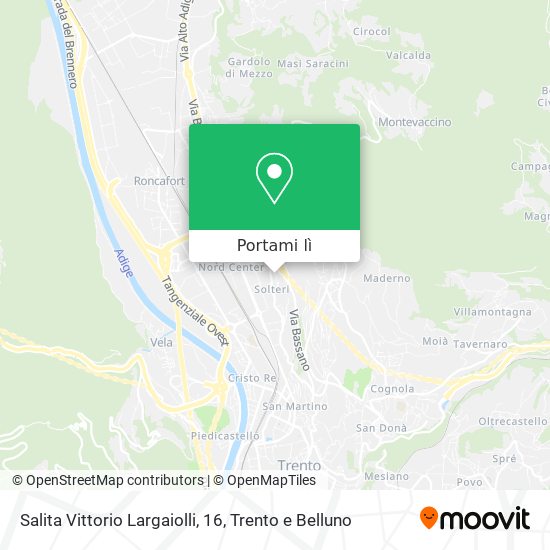 Mappa Salita Vittorio Largaiolli, 16