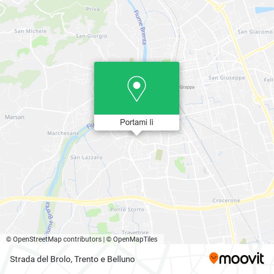 Mappa Strada del Brolo