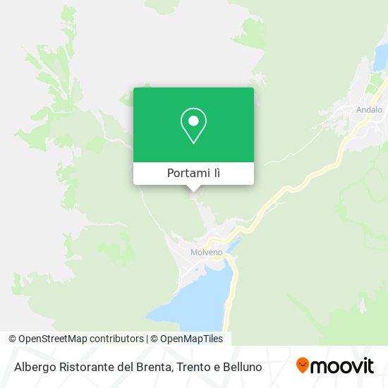 Mappa Albergo Ristorante del Brenta