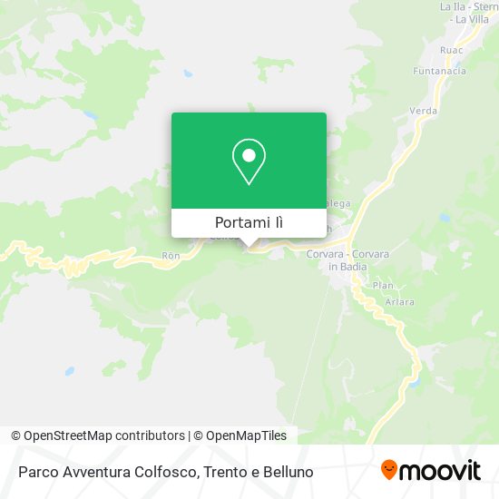 Mappa Parco Avventura Colfosco